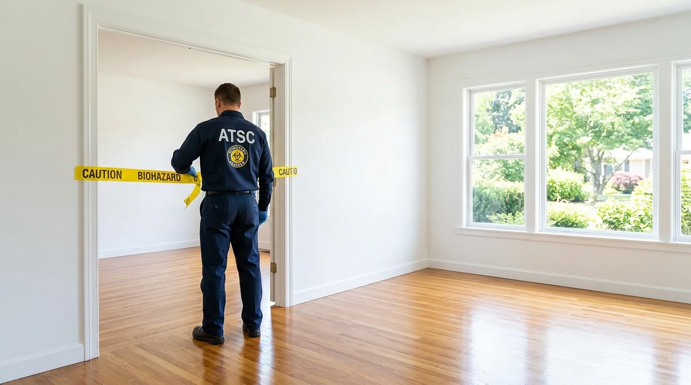 Certified biohazard cleanup crew performing Crime Scene Cleanup in Winnetka